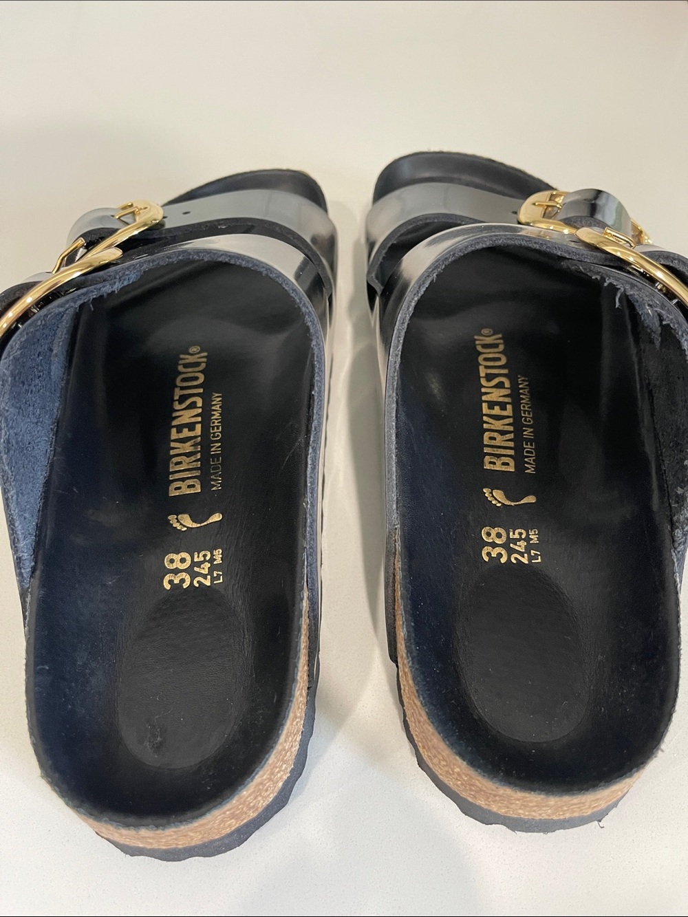 Birkenstock Arizona Big Buckle High Shine Sandals - Picture 7 of 10